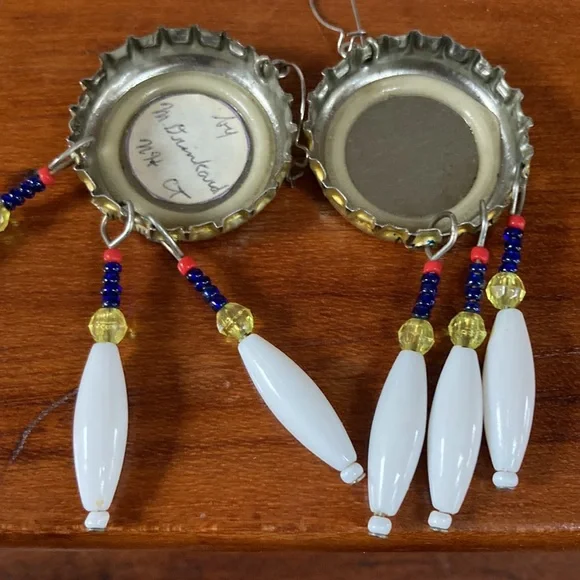 Miller Lite Earrings - Picture 2 of 3